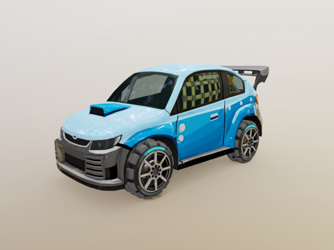  HCR2拉力赛车3d模型 