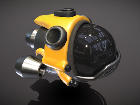  黄色潜水艇3d模型 