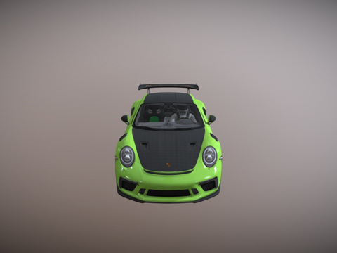  保时捷911（991-2）GT3 R.S.魏斯阿赫套件3d模型 