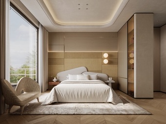 现代卧室3d模型