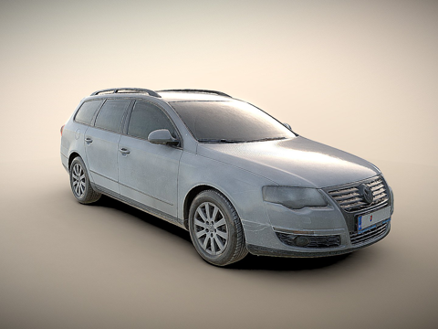  大众帕萨特 3D 扫描3d模型 