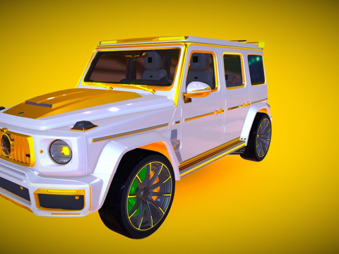  梅赛德斯G级车3d模型 