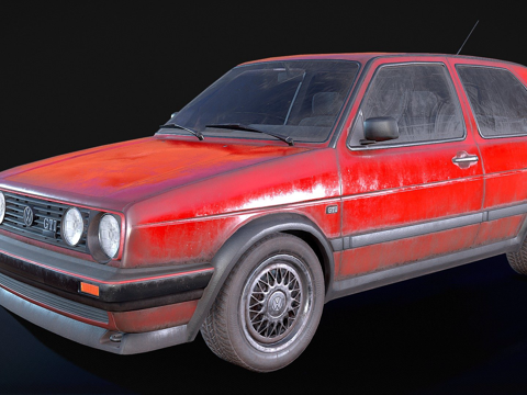  大众高尔夫GT 19873d模型 