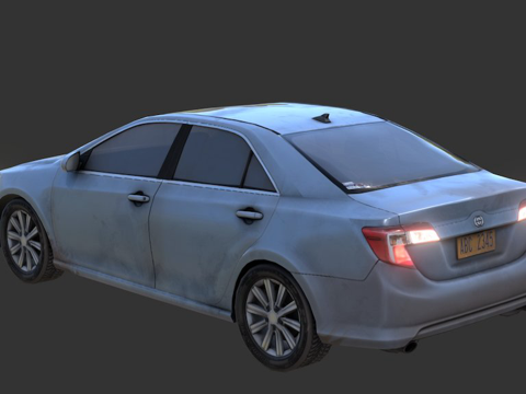  现代轿车3d模型 