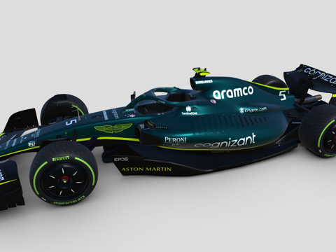  F1 2022阿斯顿马丁AMR22-伊莫拉大奖赛3d模型 