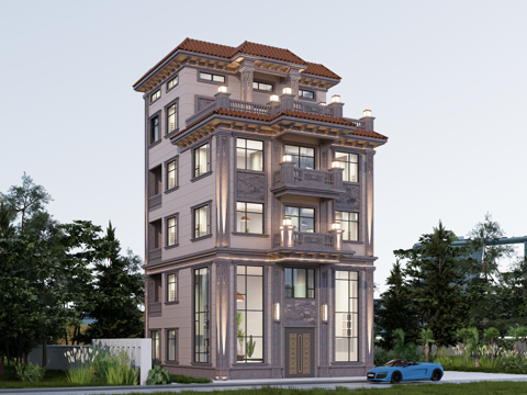 欧式别墅cad施工图cad施工图