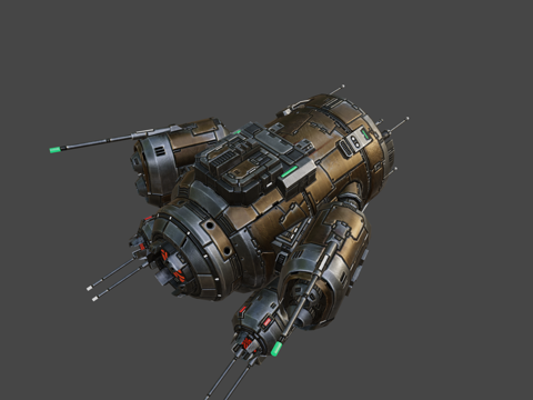  星陨战术 — 布鲁诺被剥夺巡洋舰3d模型 