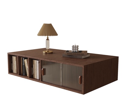  现代飘窗柜3d模型 