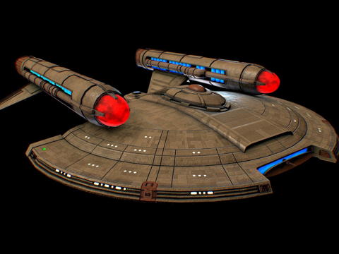 星际迷航 - 无畏型3d模型 
