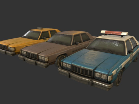  年代通用汽车3d模型 