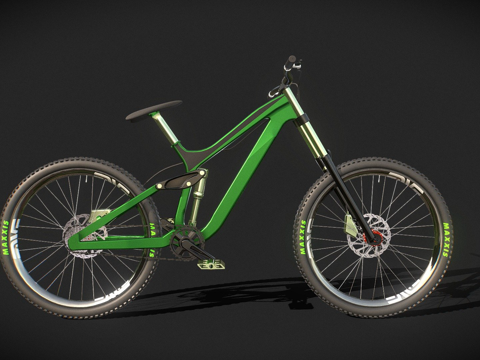  加力燃烧器下坡山地车3d模型 