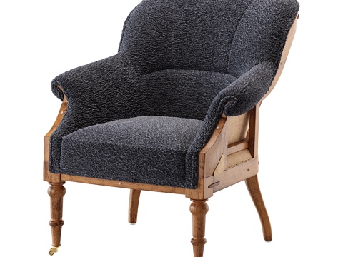  北欧简约椅子 单人椅子  休闲椅子 凳子 餐厅椅子3d模型 