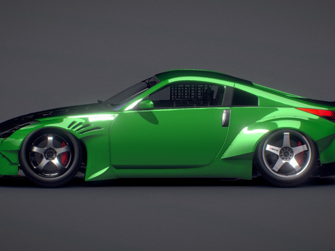  日产 350z Rocket Bunny3d模型 