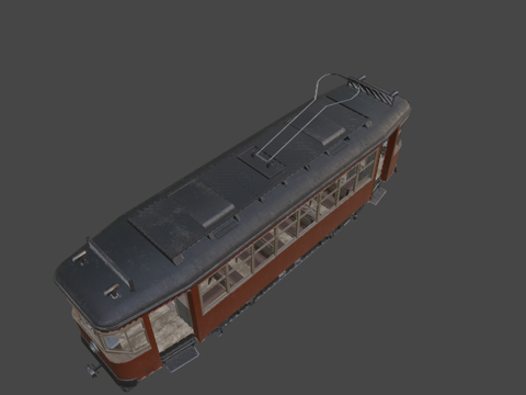  苏联有轨电车 X 系列3d模型 