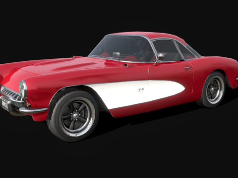  邓托夫'57-低多边形模型3d模型 