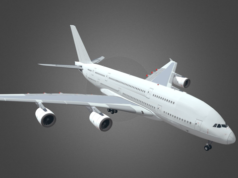  空中客车A3803d模型 