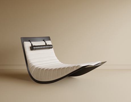  现代躺椅3d模型 