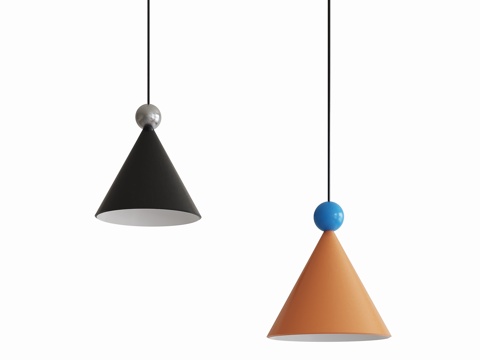 现代简约吊灯 儿童吊灯su模型