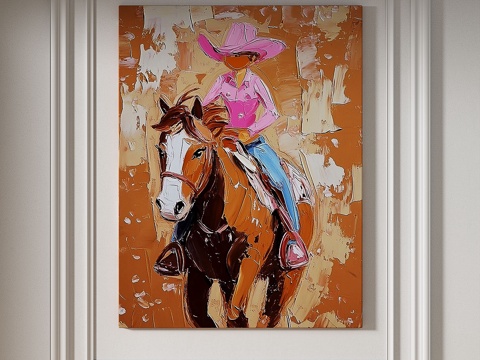  现代，复古，侘寂，中古风，抽象，挂画3d模型 