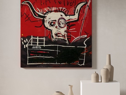  现代，简约，抽象，装饰画3d模型 