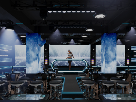 高端酒馆吧 最新全套 效果图 施工图设计cad施工图