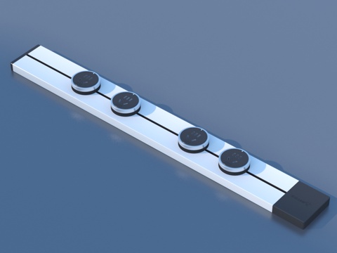  插座 轨道式插座3d模型 