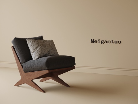  现代休闲椅3d模型 