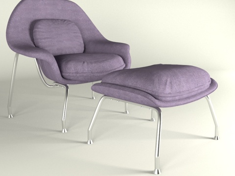  现代单椅 单椅3d模型 