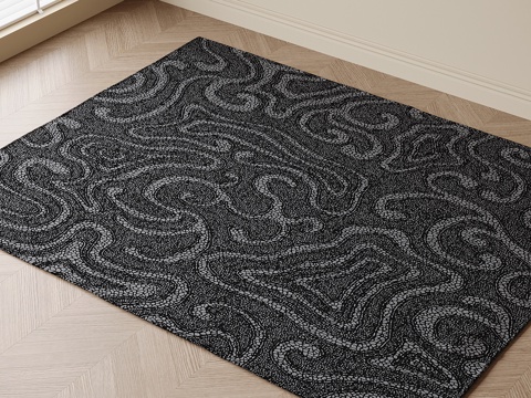 现代地毯su模型