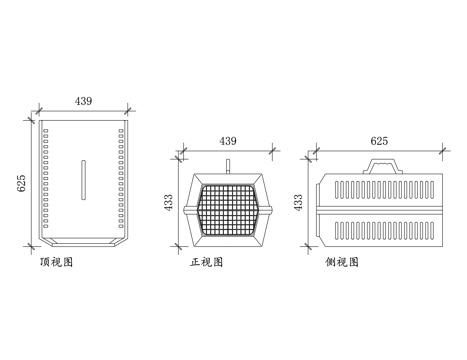宠物航空箱 宠物外出箱 宠物托运箱 便携宠物箱 宠物出行箱cad施工图
