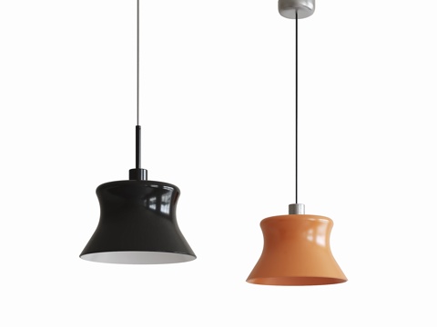 现代中古吊灯 餐厅吊灯su模型