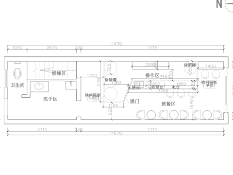 特色小酒馆最新全套 效果图 施工图设计cad施工图