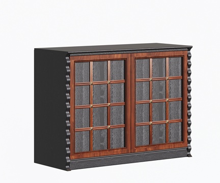 法式复古储物柜 斗柜 电视柜模块 置物收纳柜 落地书架su模型