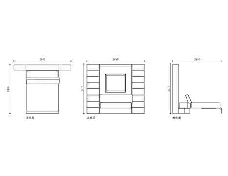 储物隐形床 壁床带收纳 翻板床带柜 隐藏床储物 墨菲床带柜cad施工图