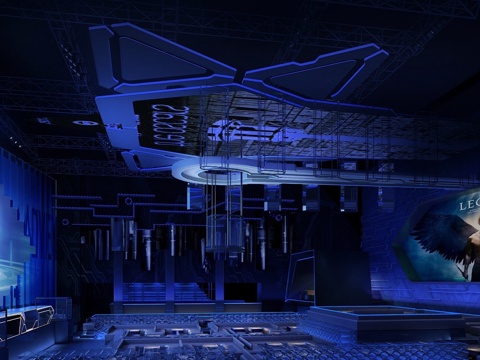 高档酒吧 最新全套 效果图 施工图设计cad施工图