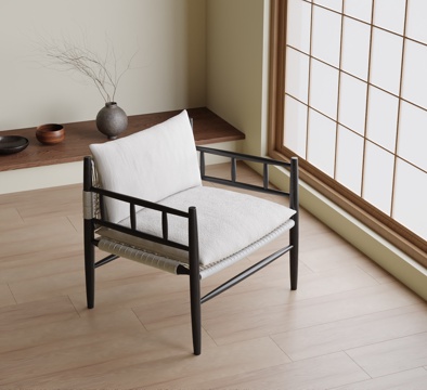 现代休闲椅 单椅su模型