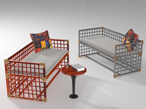  现代沙发3d模型 