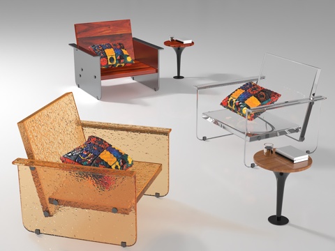  现代椅子3d模型 