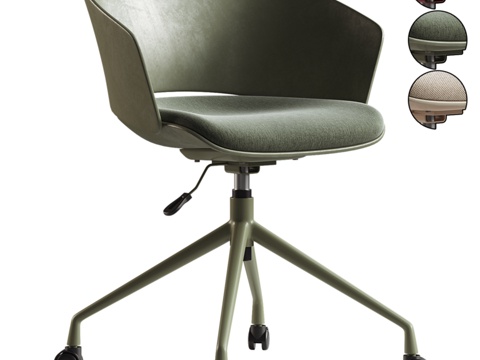  艾希莉办公椅3d模型 