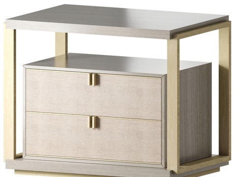  莱克顿床头柜Frato3d模型 