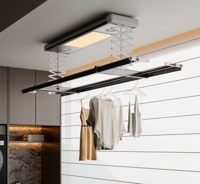  晾衣架 电动晾衣架3d模型 