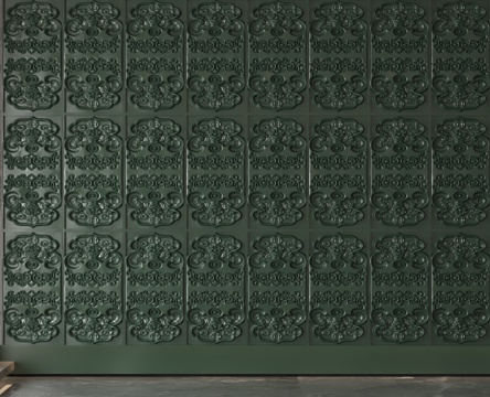  现代背景墙3d模型 