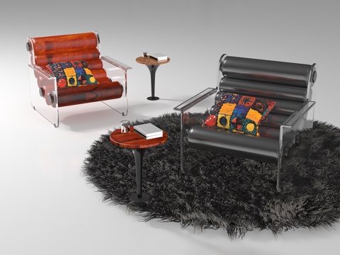  现代椅子3d模型 