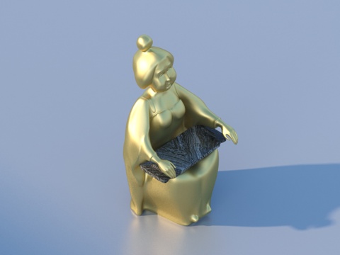  艺术摆件 小品3d模型 