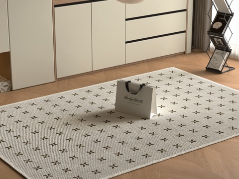 现代地毯su模型