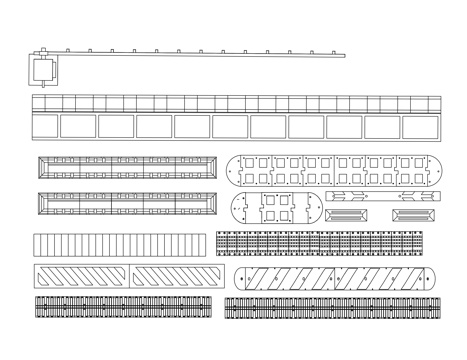 路面减速垄 公路减速带 道路减速坡 交通减速条 路面缓冲带cad施工图