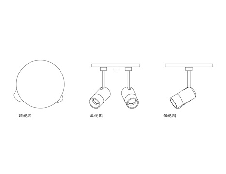 应急吸顶灯 消防应急灯 天花应急灯 紧急照明吸顶灯 消防吸顶cad施工图