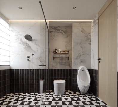 现代卫生间su模型