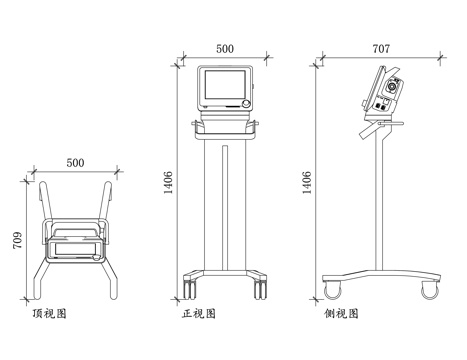 呼吸监测仪 呼吸检测仪 呼吸监护仪 呼吸传感器 呼吸记录仪cad施工图