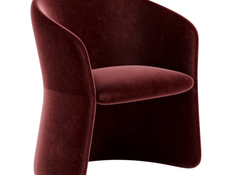  Gallotti&amp;Radice Janette扶手椅3d模型 